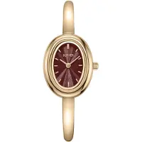 BURKER Watches Reloj analógico 'Diana Gold Burgundy' borgoña