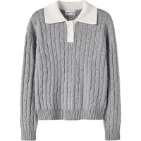 Name It Kids Jersey gris moteado / blanco