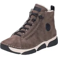 Rieker Botines con cordones marrón / negro