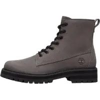 Timberland para hombre. TB0A41CGEJV1 Botas de piel Britton Drive gris (45), Plano, Cordones, Casual, outlet 2026.