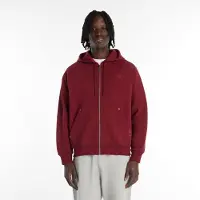 New Balance Sudadera con cremallera burdeos