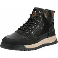 Mustang Botas con cordones caramelo / negro