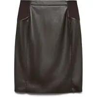 Vero Moda Falda marrón oscuro