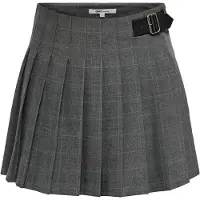 ONLY Falda 'ONLCath-Enia' antracita / blanco