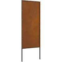 Syfax Pantalla de Privacidad para Jardín Calado Oxidado 50 x 140 cm