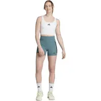Adidas Opt 3s 1/4 Leggings Preloved Teal Talla: 2XL 4" | Leggings Deportivos Outlet | Mujer | Cian