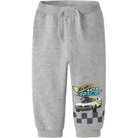 Name it Pantalón 'Hot Wheels' azul cielo / gris / negro