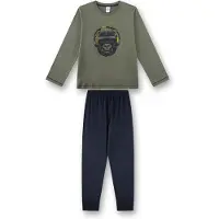 Sanetta Pijama amarillo / gris / verde