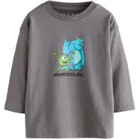 Next Camiseta azul claro / gris oscuro / verde claro / blanco