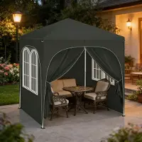 Youjia Protección de eventos, pérgola para exteriores, carpa para fiestas, pérgola para jardín, patio (solo con pérgola)