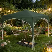 Youjia Gazebo al aire libre, Gazebo, cubierta para patios traseros, pérgola para fiestas, jardín (solo con gazebo)