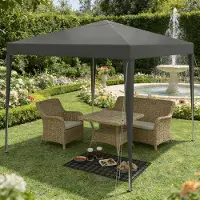 Youjia Tienda de campaña pop-up moderna, pérgola para fiestas con bolsa de transporte, pérgola portátil, para uso en exteriores (solo con pérgola)