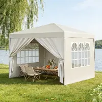 Youjia Gazebo moderno, pérgola para jardín, cubierta exterior, ideal para patios, bodas, servicios de catering y eventos (solo con pérgola)