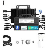 OEM Microinversores, Wi-Fi integrado, amplia compatibilidad, color , 220-240V, 16-60V