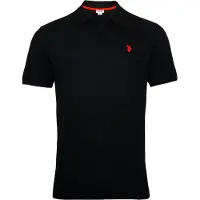 U.s. polo assn. Camiseta rojo vivo / negro