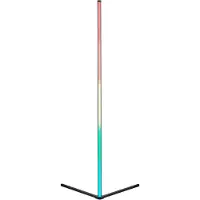 TRIO Lámpara de pie LED regulable, iluminación indirecta para televisores y ordenadores, ideal para esquinas de salones