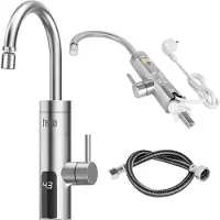 Uni-T Calentador de flujo, grifo, grifo de cocina de metal, té