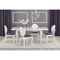 Halmar Mesa extensible Mozart 140/180 - blanca
