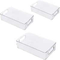 OEM Organizadores para refrigerador, diseño apilable, material libre de BPA, juego de 6 piezas