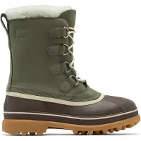 Sorel - Apreski - Caribou WP Stone Green Tobacco de Cuero - Talla 42,5 - Caqui
