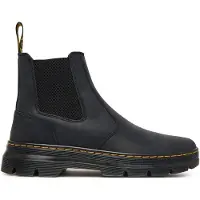 Dr. Martens para hombre. 26002001 Botines de piel Embury Black Wyoming negro (41), Plano, Ninguno, Casual, outlet 2026.