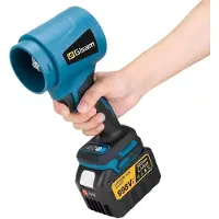 StarTech.com Soplador eléctrico para hojas y aire - Turbosoplador - Inalámbrico, funciona con batería - Motor sin escobillas - Alta presión - Incluye 1 batería - Color dorado
