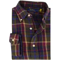 Ralph Lauren Camisa beige / azul oscuro / oliva / baya