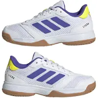 Adidas adidasZapatilla Ligra 8 Indoor (Adolescentes) 38 Cloud White / Solar Purple / Solar Lemon Niño