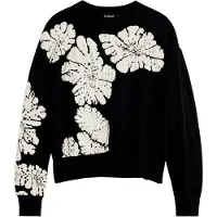 Desigual , Jersey jacquard M. C. Lacroix, Mujer, Negro, L