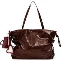 Desigual , Bolso Shopping Grande, Poliuretano, MarróN, U