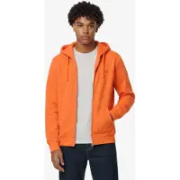 Superdry para hombre. M2014703A Sudadera con capucha y cremallera Essential Logo naranja (S), Casual, Algodón, outlet 2026.