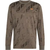 Adidas Originals adidasCAMISETA DE JACQUARD DE MANGA LARGA TREFOIL 2XL Branch Hombre