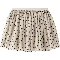 Name it Falda beige / gris oscuro