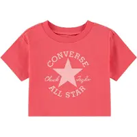 Converse Camiseta rosa / rojo