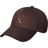 Calvin Klein Jeans Monogram Embroidery Cap Rich Brown Talla: OS | Sombreros Outlet | Hombre | Marrón