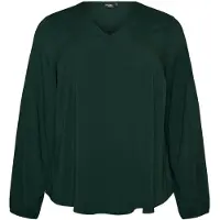Zizzi Blusa 'LENNI' verde oscuro