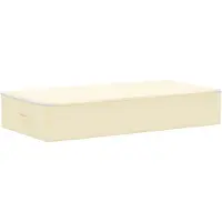 vidaXL Caja de almacenamiento, 6 unidades, tela no tejida, 90 x 48 x 15 cm, 64,8 L, color crema