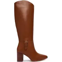 Ralph Lauren para mujer. 802P15660001 Botas de piel Raelynn marrón (40), 5 a 8cm, Ninguno, Casual, outlet 2026.