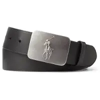 Ralph Lauren Cinturón 'VACCHETTA' negro