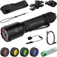 Led Lenser TAC6R Outdoor Set 503294 linterna táctica recargable, 2000 lúmens