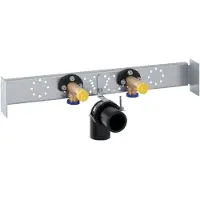 Geberit Placa de montaje Duofix para grifo de pie de lavabo de cocina, 1 unidad.