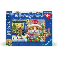 Ravensburger Gatitos De Navidad 2x24p (12004059) Puzzle