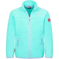 TROLLKIDS - Girls Oppdal Jacket XT - Forro polar size 104, turquesa