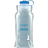 Nalgene - PE Foldable Bottle - Botella size 1,5 l, gris/blanco