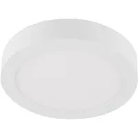 EVN ATR220125, redonda, para techo, montaje en superficie, blanca, aluminio, IP44