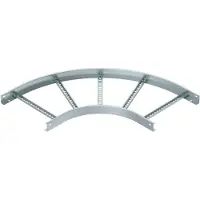 OBO Bettermann 6225046, Conector en ángulo, zinc, 90°, 60 mm, 400 mm