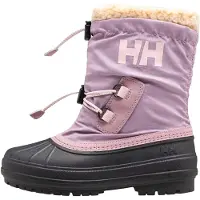 Helly Hansen unisex para niños. 11646 Botas Varanger Insulated lila (26), Plano, Cordones, Casual, Outdoor, Poliéster reciclado, moda infant
