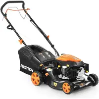 FUXTEC cortacésped de gasolina FX-RM4346 | cortadora de césped con motor de gasolina para cuidado del jardín
