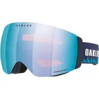 Oakley - Máscaras de esquí - Flight Deck Pro M Mikaela Shiffrin Signature Prizm Iced Iridium - Azul marino