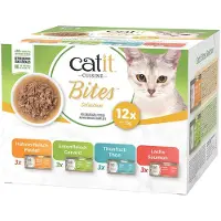 Catit Cuisine Bites Pack Surtido Comida Húmeda Para Gatos 12x75g